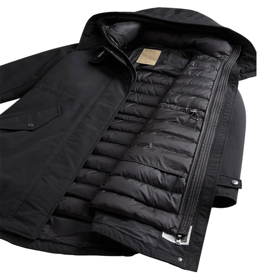 Parka 3 in 1 in Ramar Cloth da donna Woolrich | CFWWOU1105BLK